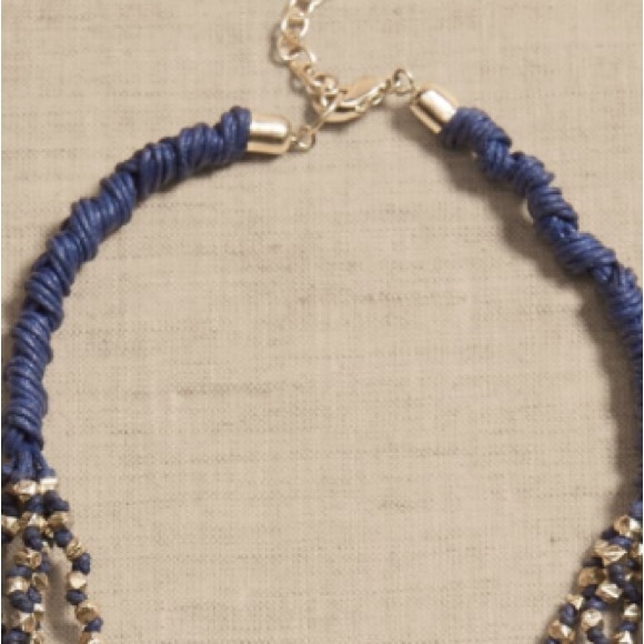 NWT AUREUS l+ ARGENT SILVER BEADED STATEMENT NECKLACE - Picture 3 of 6